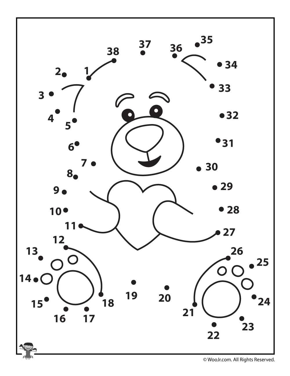 Free Printable Dot To Dot Puzzles For Kids