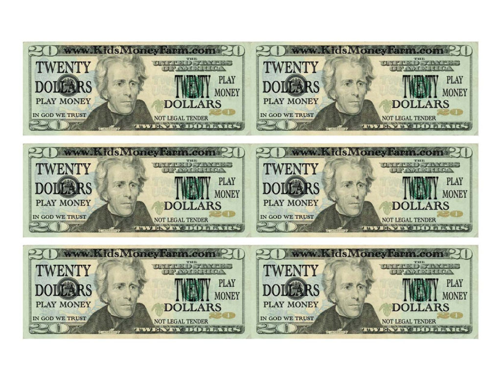 10 Best Fake Play Money Printable Printablee