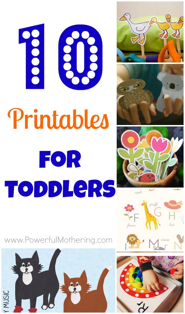Printables For Toddlers
