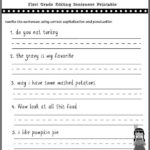 12 Good Examples Of 1st Grade Worksheets Free Download