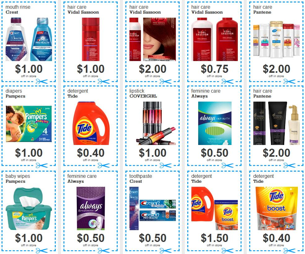 P&g Free Printable Coupons