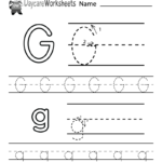 16 Best Images Of Traceable Letter G Worksheet Letter G
