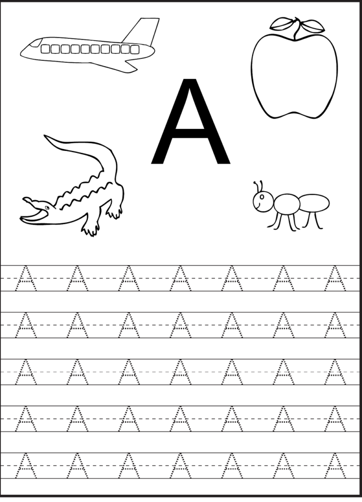 17 Kid Friendly Letter A Worksheets KittyBabyLove