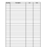 18 Best Images Of Inventory Worksheet Template Blank