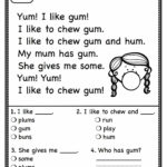 1st Grade Reading Worksheets Best Coloring Pages For Kids