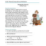 1st Grade Reading Worksheets Best Coloring Pages For Kids