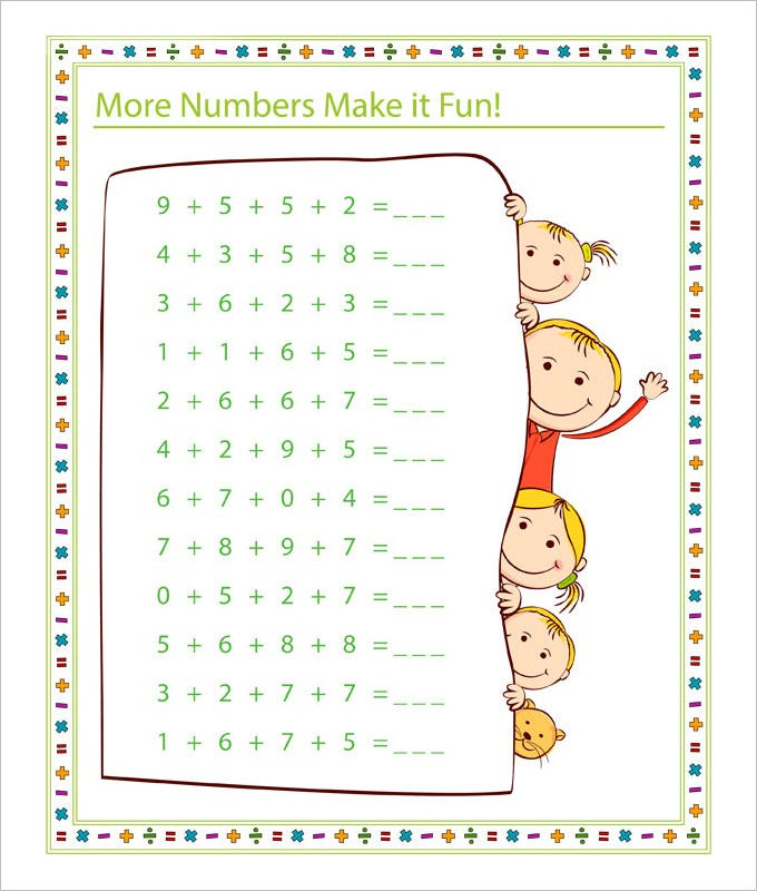 Fun Math Worksheets