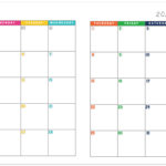 2021 Printable Calendar Two Page Free Printable Calendar
