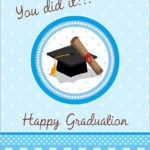 22 Charming Printable Graduation Cards KittyBabyLove