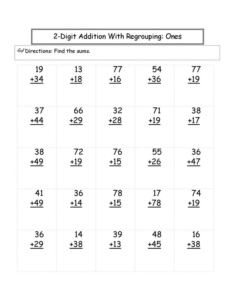 Second Grade Math Worksheets