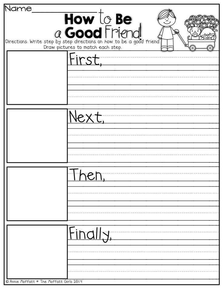 First Grade Writing Worksheets Free Printable