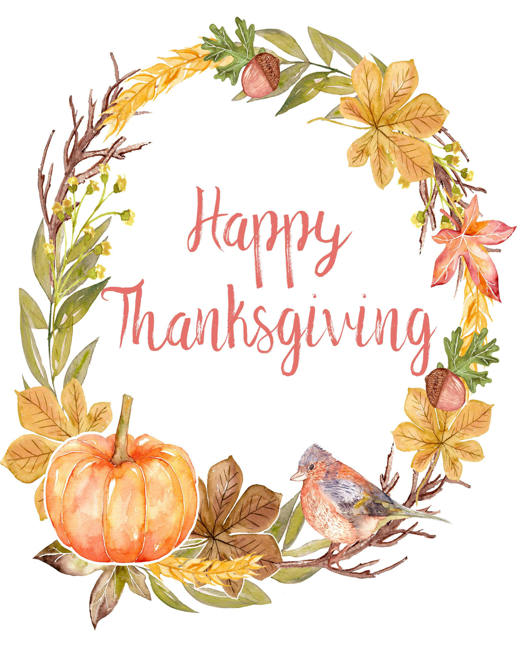 Free Thanksgiving Printables