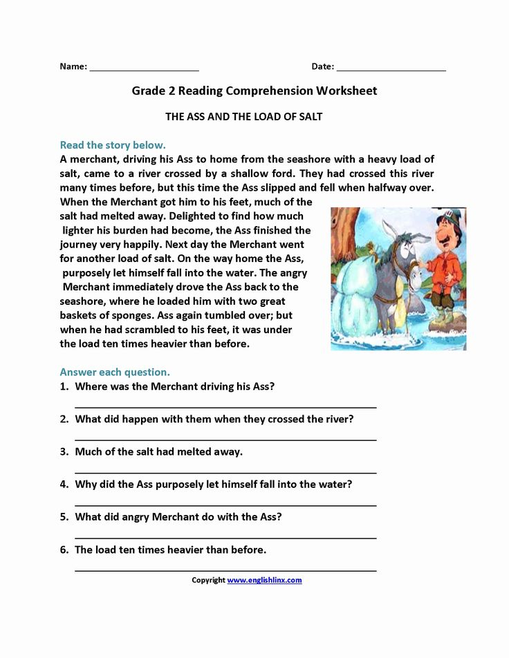 4th Grade Reading Comprehension Worksheets Multiple Choice