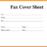 5 Free Printable Fax Cover Sheets Ledger Review