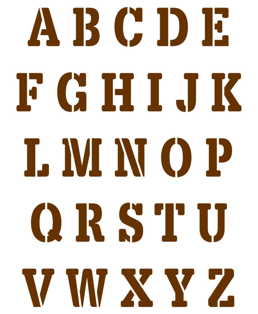 Best 2-Inch Alphabet Letters Printable Template