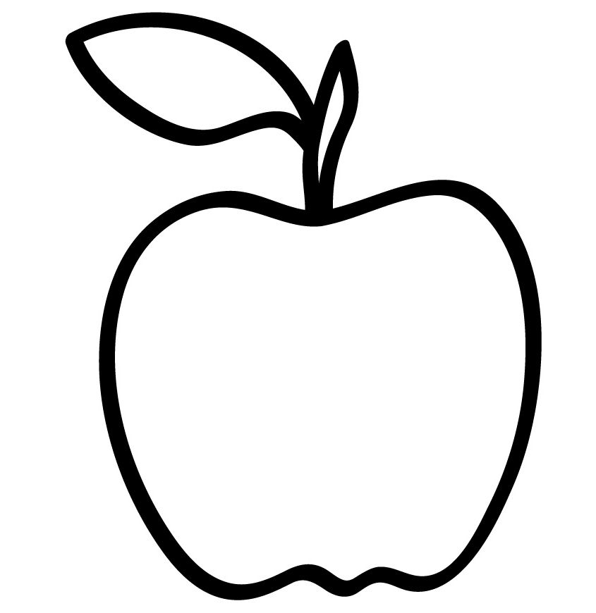 Apple Template Printable