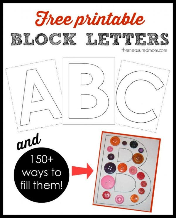 Free Letter Printables