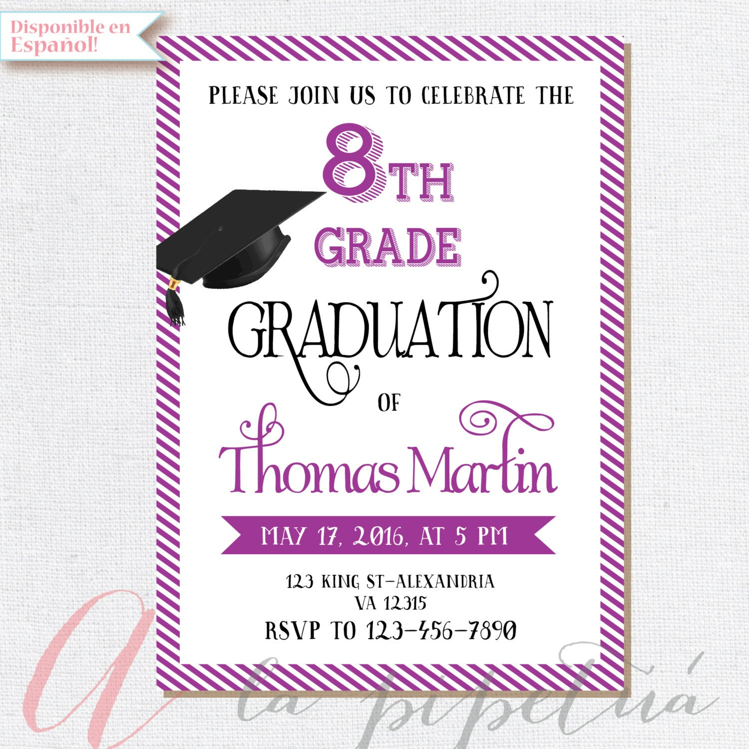Free Printable 8th Grade Graduation Cards