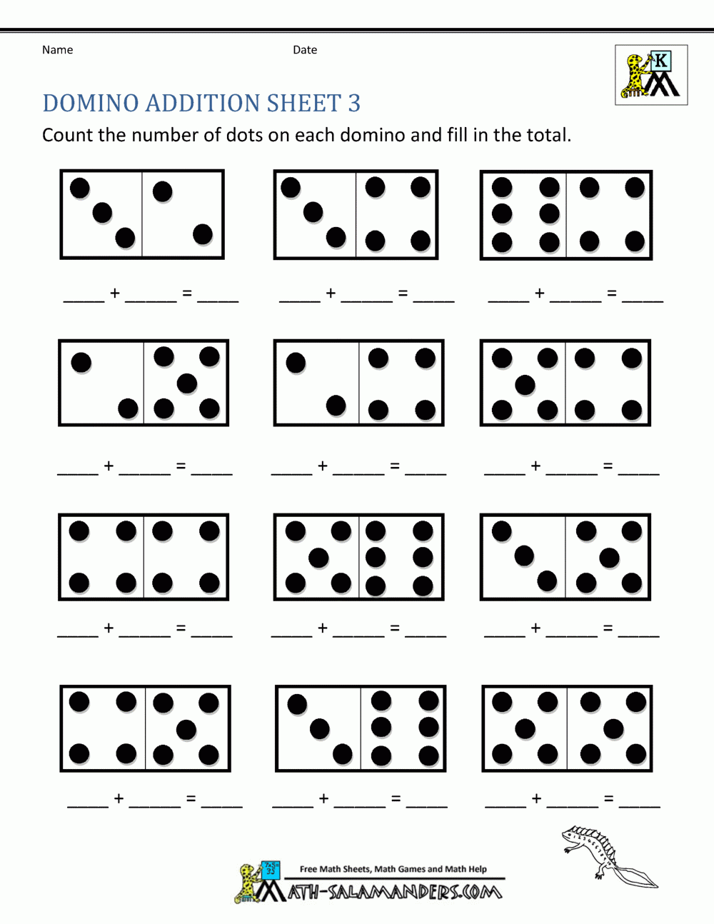 Kindergarten Math Worksheets