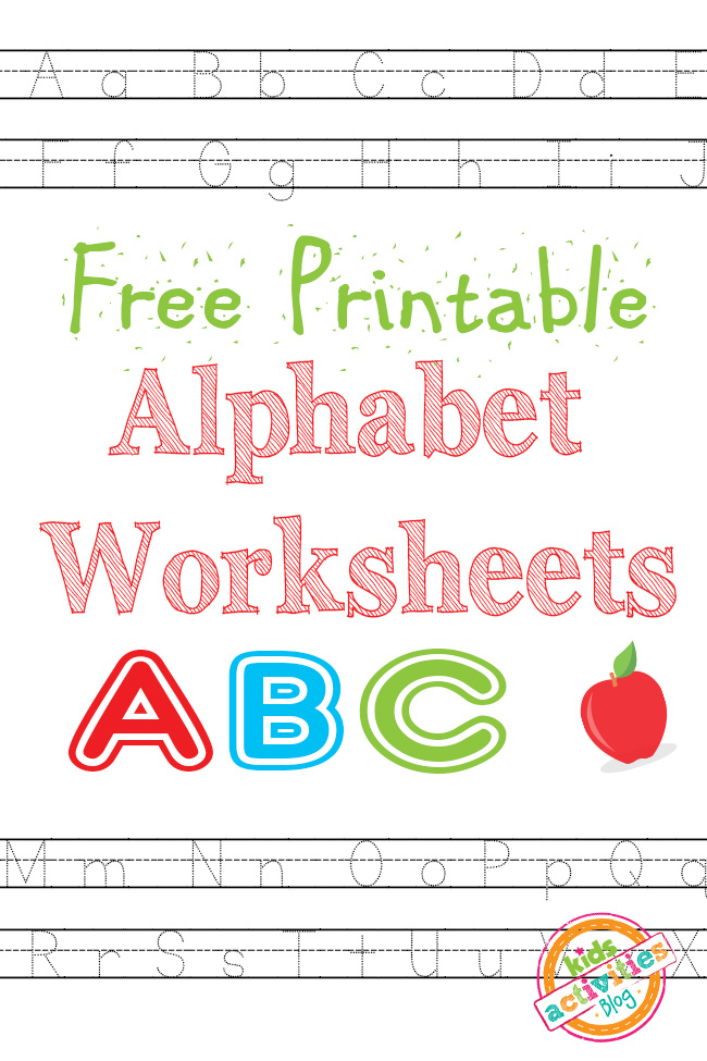 Free Printable Alphabet Worksheets
