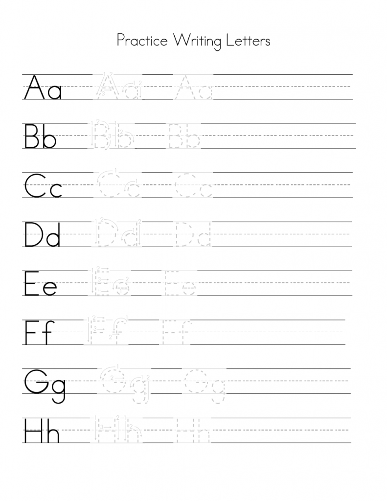 Alphabet Practice Sheets