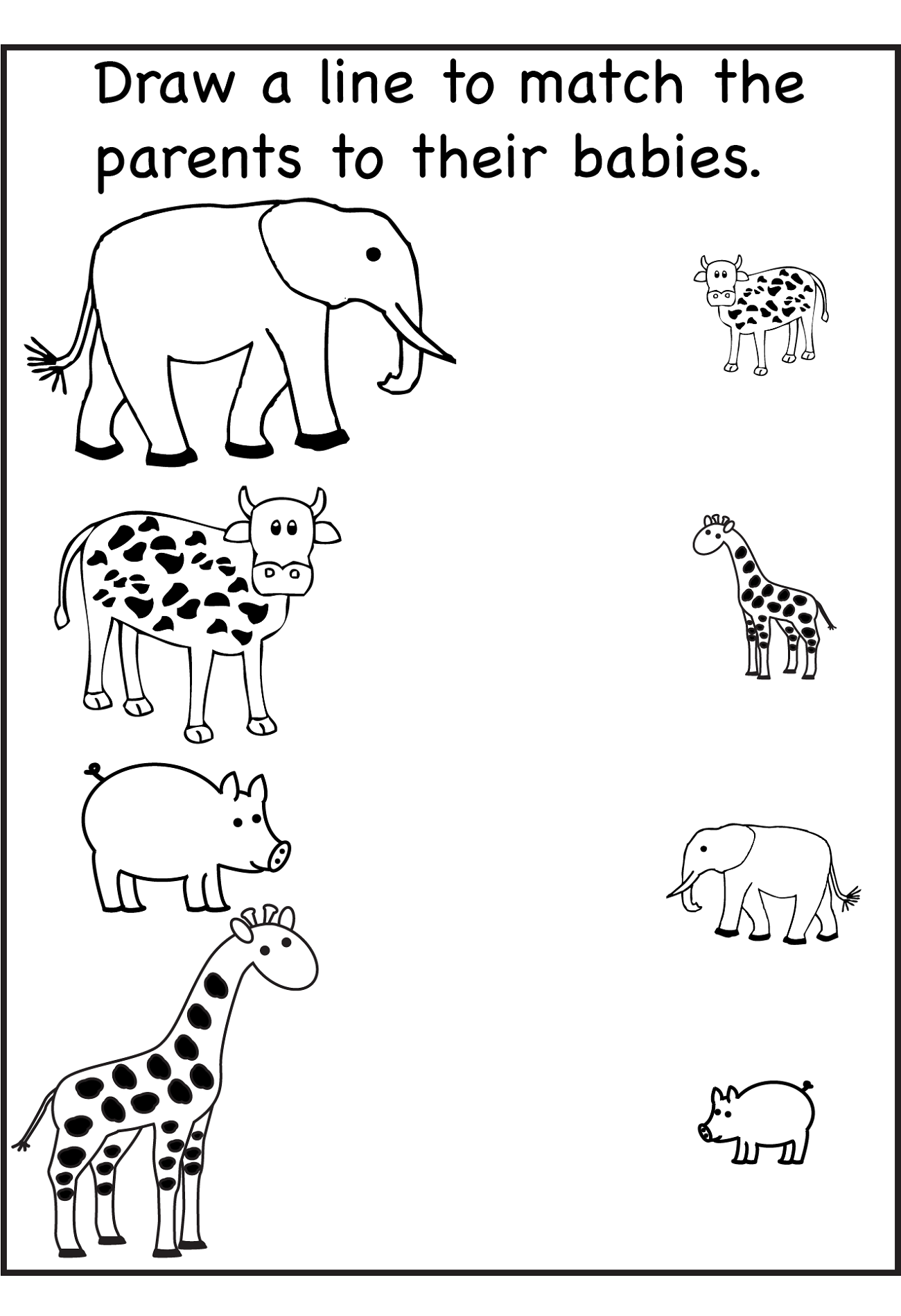 Printable Worksheets For Nursery