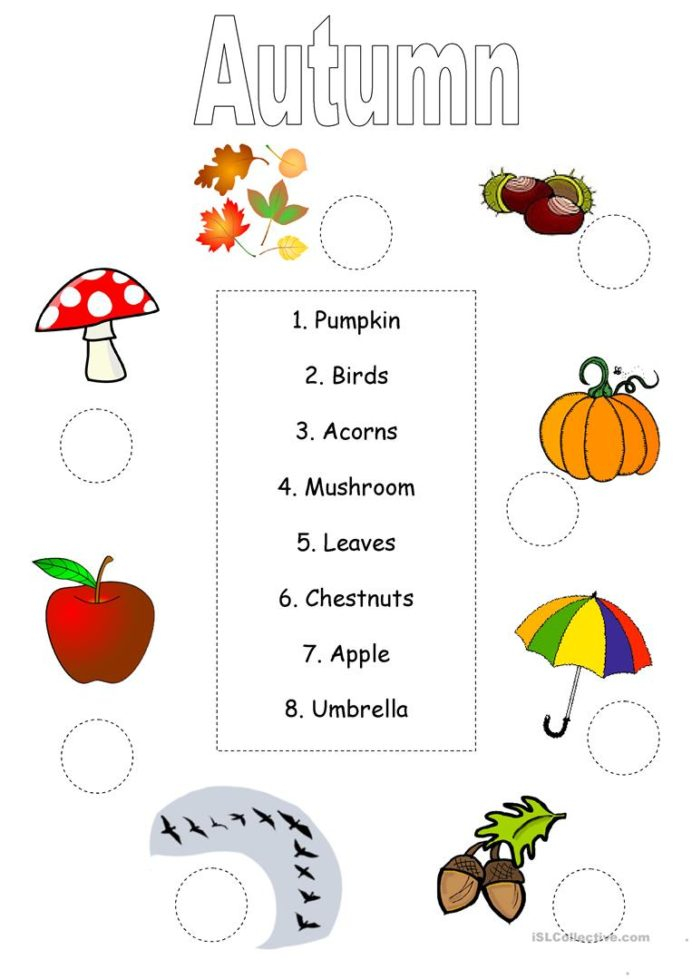 Fall Worksheets