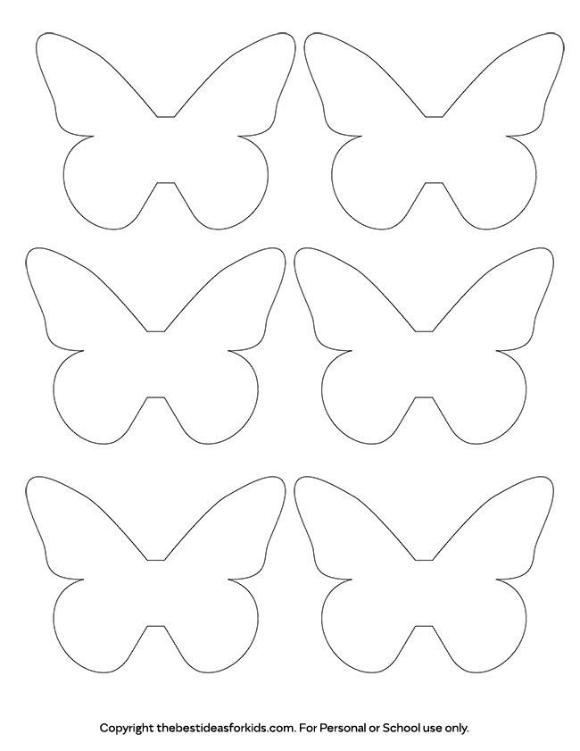 Free Printable 3d Butterfly Template
