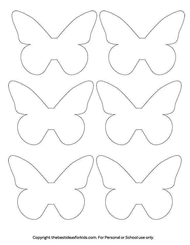 Free Printable 3d Butterfly Template