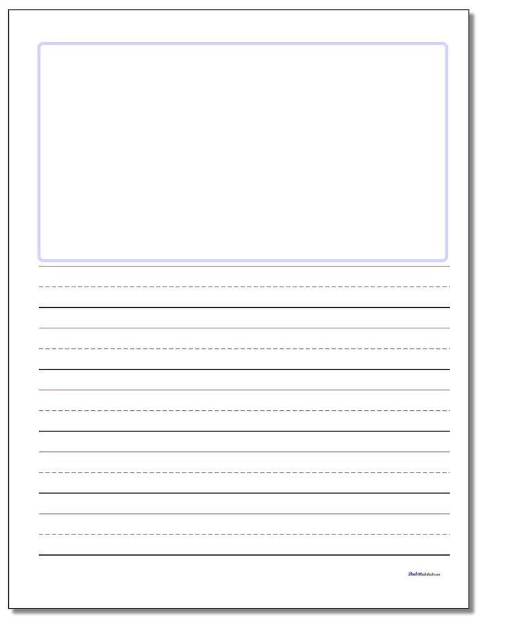 Free Printable Kindergarten Writing Paper