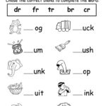 Blends Worksheet Free ESL Printable Worksheets Made By