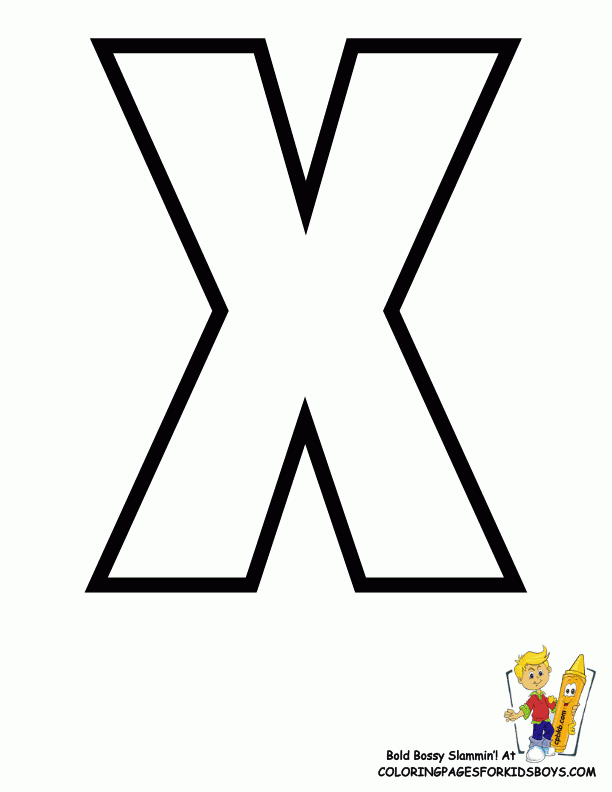 Letter X Free Printables