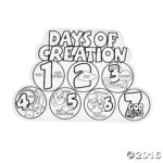 Color Your Own 7 Days Of Creation Displays Creation
