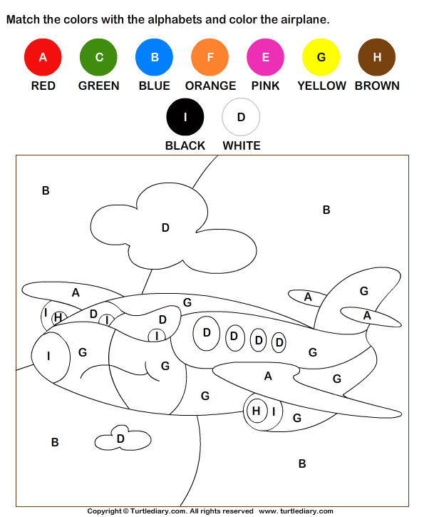 Color By Letter Worksheets