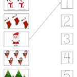 Cute Little Christmas Counting Matching And Tracing