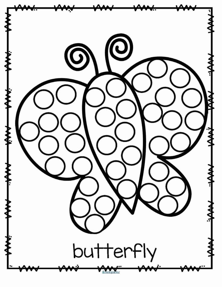 Dot Marker Coloring Pages 26 Free Printable Dot Marker