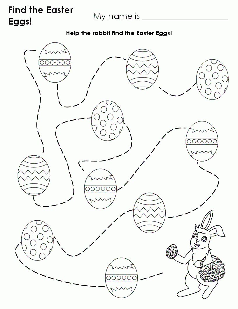 Easter Activity Sheets