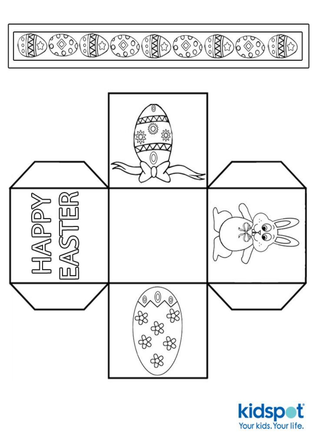 Easter Basket Template