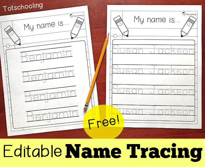 Free Printable Name Tracing