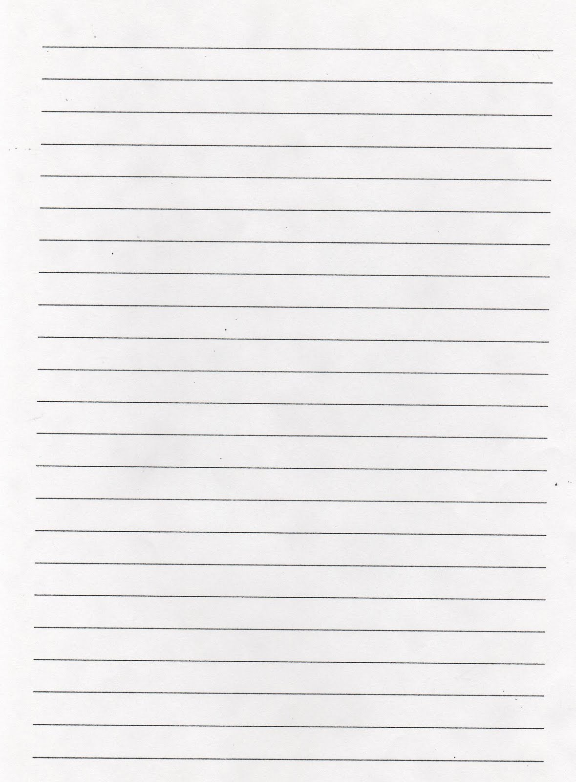 Free Printable Lined Paper