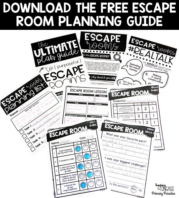 Free Printable Escape Room