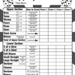 Exceptional Free Printable Yardzee Rules Dan S Blog