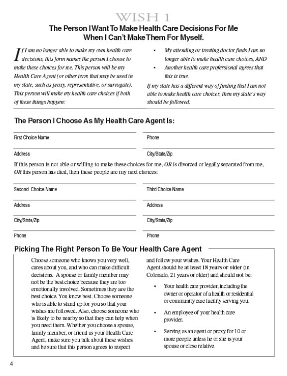 5 Wishes Free Printable