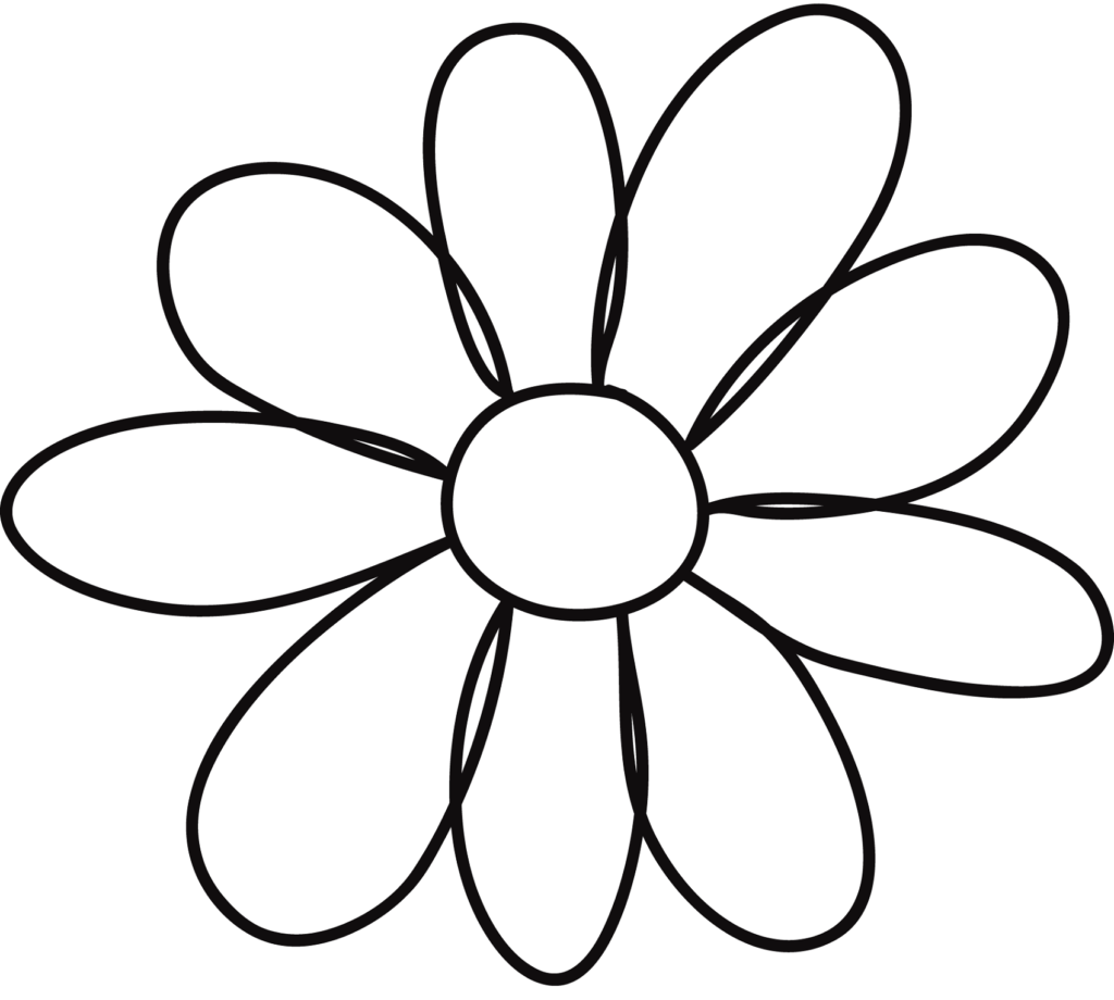 Free Printable Flower Template