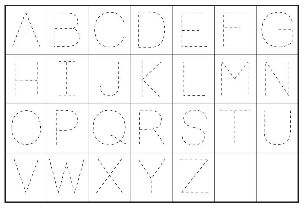 Free Alphabet Printables For Preschool One Platform For