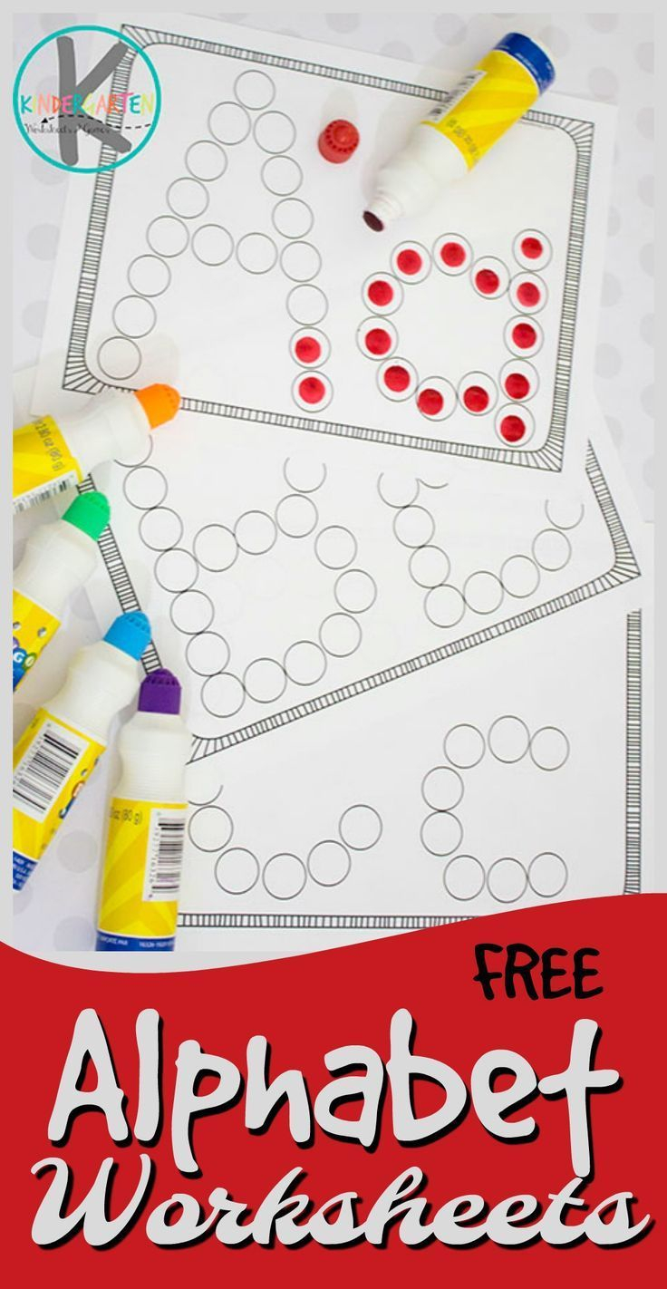 Free Alphabet Printables For Toddlers