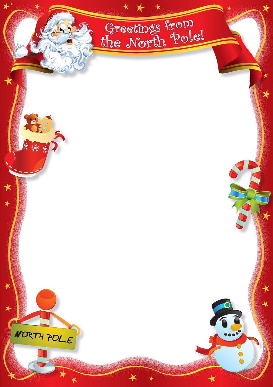 Blank Santa Letter Template