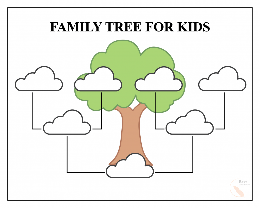 Family Tree Template For Kids