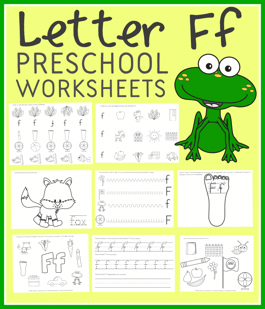 Letter F Free Printables