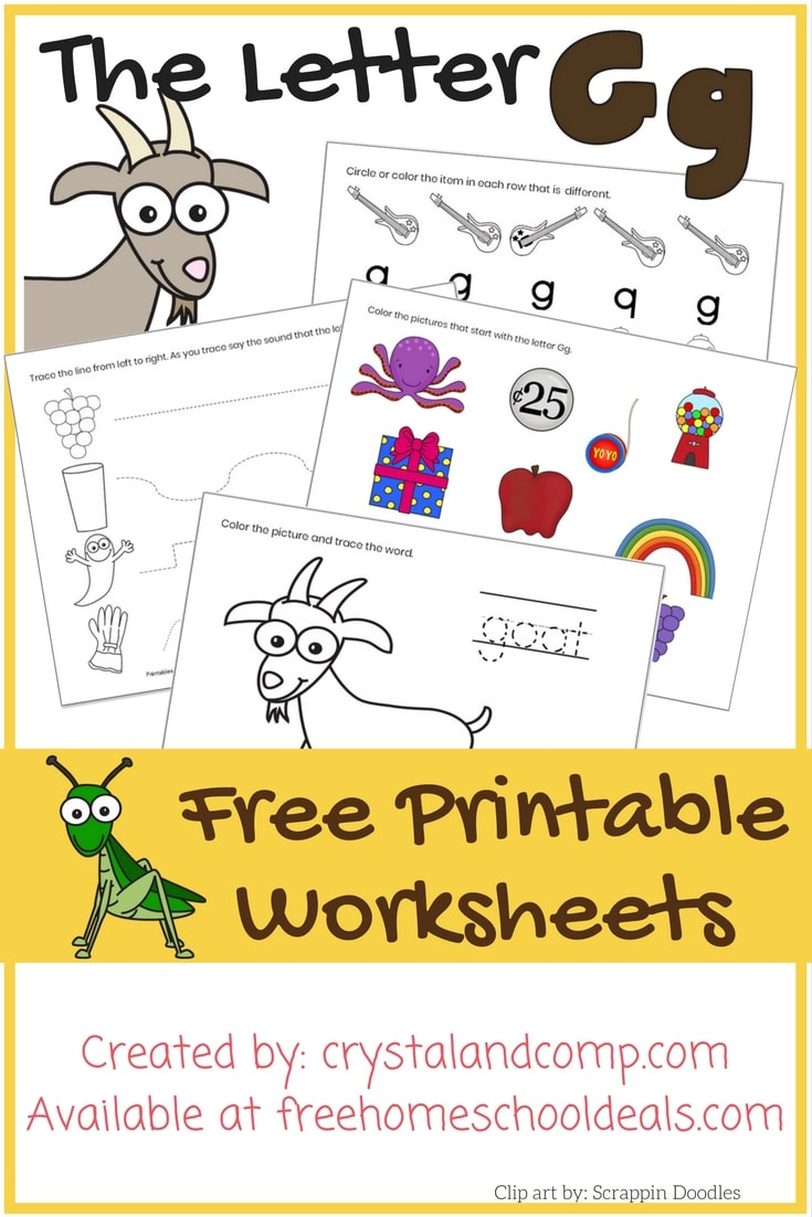 Letter G Free Printables